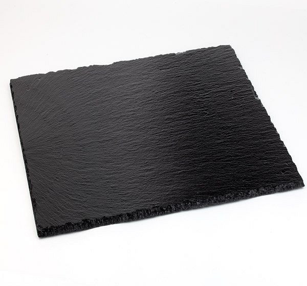 Panneaux d'ardoise naturelle APS, 10 x 10 cm, épaisseur du matériau 4-7 mm, pack : 4 pièces, 00997