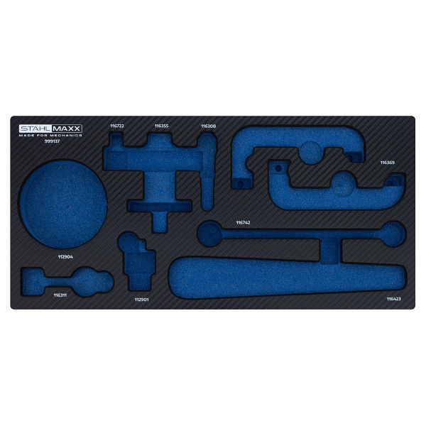 Insert en mousse Stahlmaxx 1/3 comme Porsche, XXL-999137S