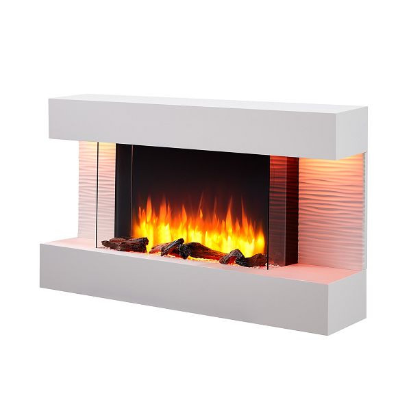 Cheminée électrique RICHEN Elis, 2000 W, gris béton, EF279A-MT279E-CG