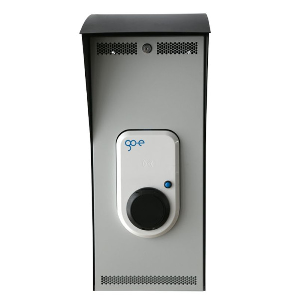 Go-e Tower FBS Wall Protection contre les intempéries en acier galvanisé, CH-20-04