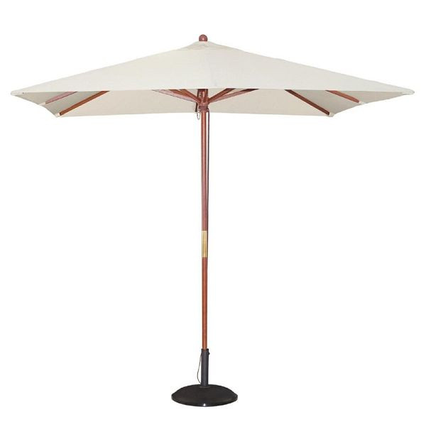 Parasol boléro carré crème 2.5m, GH988