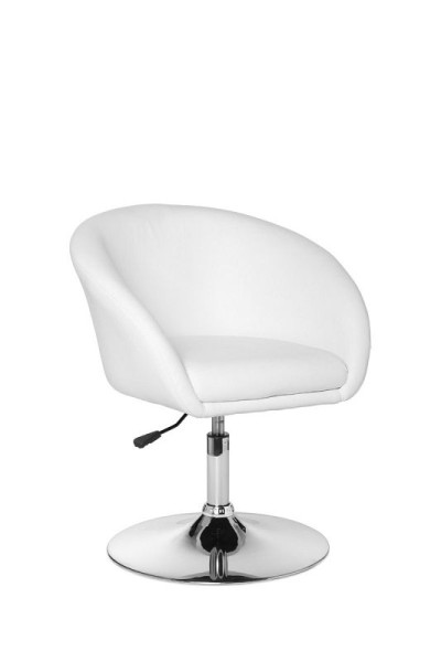 Amstyle Fauteuil de Relaxation Design Simili Cuir Blanc, SPM2.158