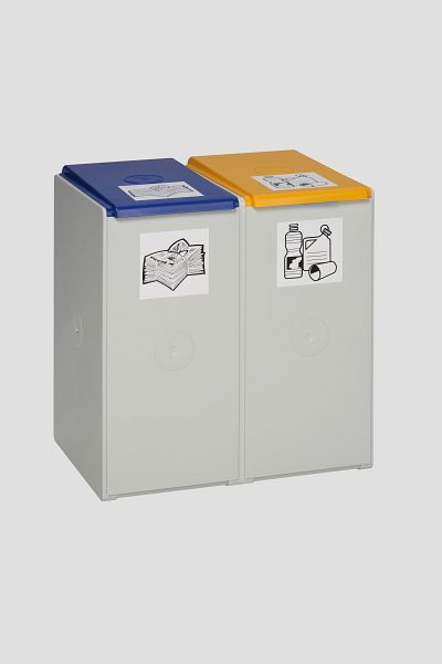Bidon plastique VAR 40 L, 2 voies, sans couvercle, 3801