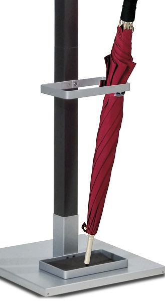 Kerkmann porte-parapluie Montana, L 200 x P 120 mm, aluminium argent, 39655614