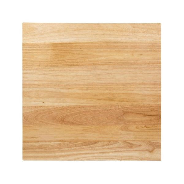 Plateau de table carré Bolero naturel pré-percé 70cm, DY737