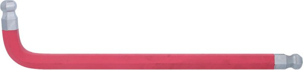 KS Tools clé à douille hexagonale double tête sphérique, XL, 19,0 mm, rouge magenta, 151.4319