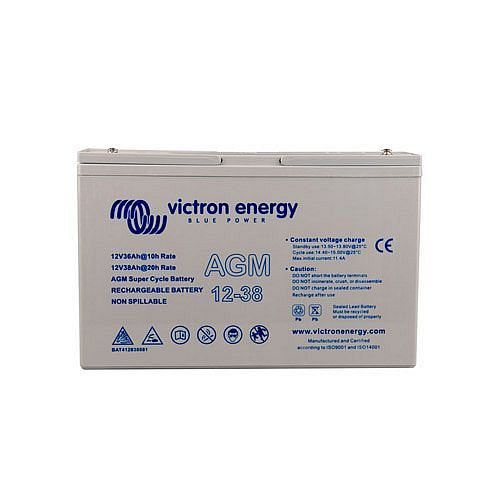 Batterie Victron Energy AGM Super Cycle 12V 38Ah, 2-67-012235, BAT412038081