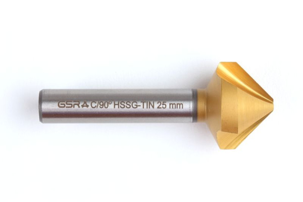 Fraise GSR CBN DIN335 C/90° HSSG-TiN 31 mm, 04043310