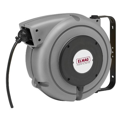 ELMAG Enrouleurs automatiques câble/air ZECA 'TWIN REEL', 4415 CT, 4 mètres, 4x1,5 mm² + 4x6 mm, IP 42, 44310