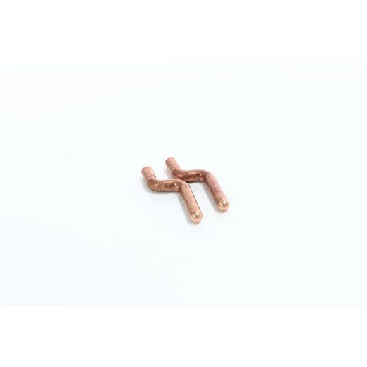 Paire d'électrodes ELMAG CU en forme de S Ø 10mm, modèle 7526 pour bras 7501-7504 adapté aux modèles 7900, 56366