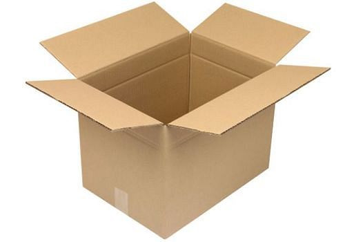 Boîte pliante en carton ondulé TransPak 2 parois, dimensions intérieures 430 x 310 x 315 mm, format A3, qualité 2.30BC, lot de 10, 299355
