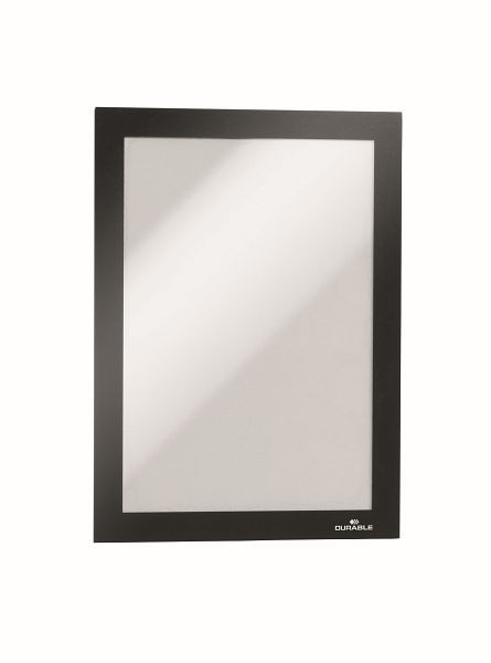 DURABLE DURAFRAME A5 grand emballage, cadre d'information, noir, paquet de 10, 488101