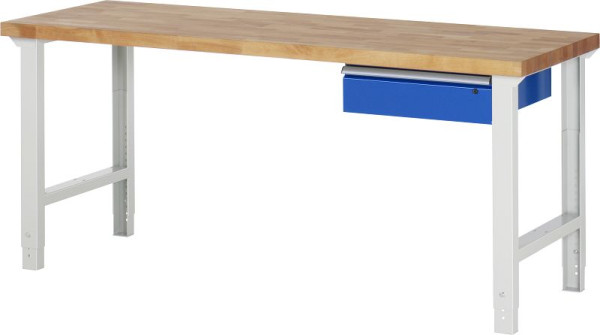 Etabli RAU série 7000 - modèle 7001A1, L2000 x P700 x H790-1140 mm, 03-7001A1-207B4H.11