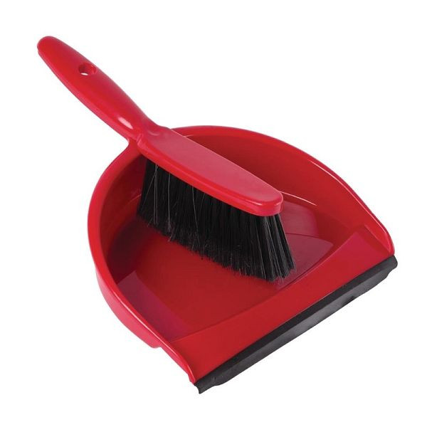 Set de balayage Jantex à poils souples rouge, CC931