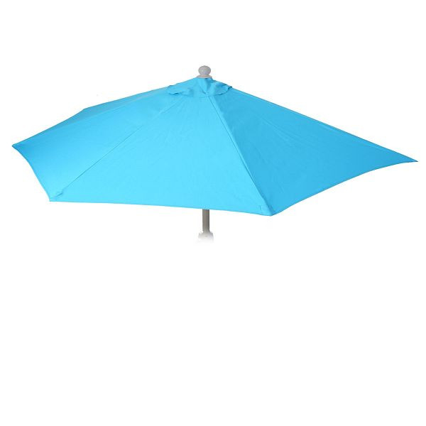 Housse de rechange Mendler pour parasol semi-circulaire Parla, housse de rechange pour housse de parasol, 270cm tissu/textile UV 50+ 3kg, turquoise, 81665