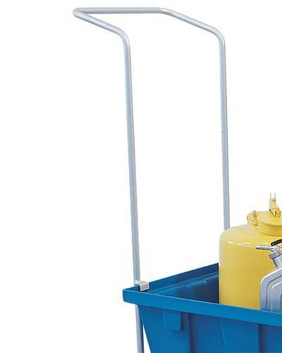 Barre de poussée DENIOS pour bacs mobiles pour petits récipients en plastique classic-line, 130-627