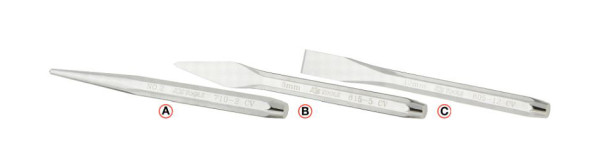 KS Tools poinçon central, chromé brillant, octogonal, diamètre 5mm, 156.0175