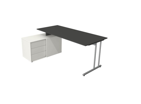 Kerkmann poste de travail complet de démarrage, anthracite, 11494813