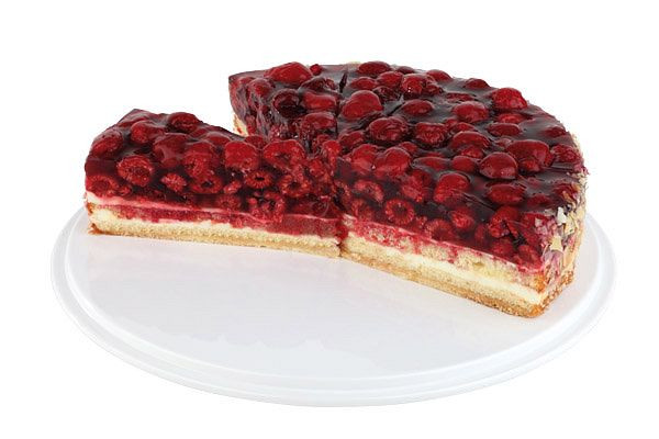 Assiette à gâteau APS, Ø 31 cm, hauteur : 4 cm, mélamine, blanc, avec pieds antidérapants, 00468