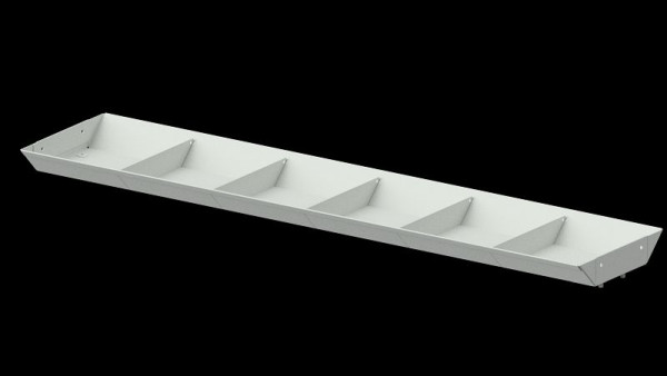 Etablis ANKE, étagère supérieure, structure du système, 1120 x 49 mm (AM 1081), RAL 7035, 960.850