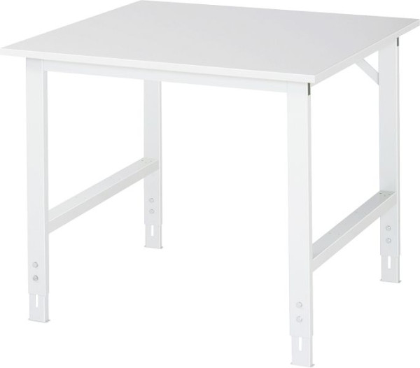 Table de travail série RAU Tom (6030) - réglable en hauteur, plaque en mélamine, 1000x760-1080x1000 mm, 06-625M10-10.12