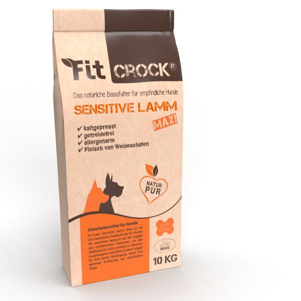 cdVet Fit-Crock Sensitive Agneau Maxi 10 kg, 4462