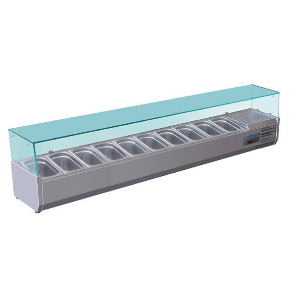 Vitrine réfrigérée Polar 10 x GN1 / 4, G611