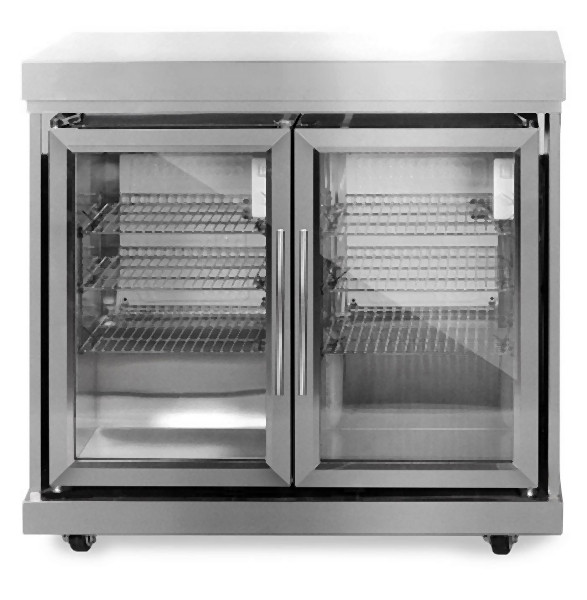 Myoutdoorkitchen Réfrigérateur modulaire à deux portes, Collection Inox, 4459