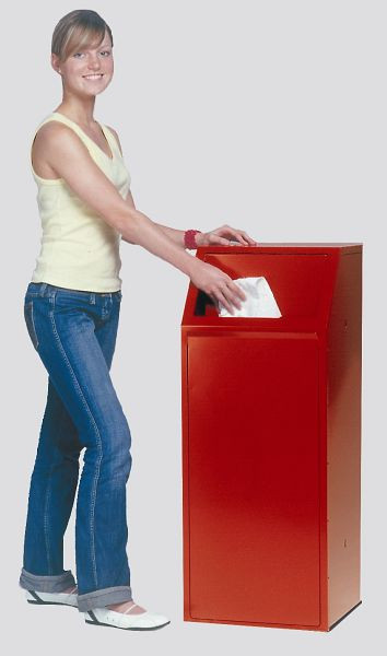 Poubelle de recyclage VAR P 80, rouge, 1981