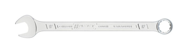 Clé mixte Hazet, profil de traction extérieur double hexagonal, 17 mm, 600N-17