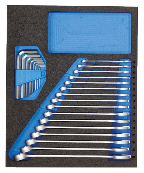 Jeu de clés mixtes GEDORE en module 2/4 CT, 2957213