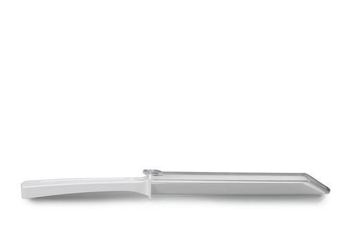 Spatule d'échantillon DENIOS LaboPlast avec manchon, profondeur d'insertion 150 mm, paquet de 10 pièces, 250-472