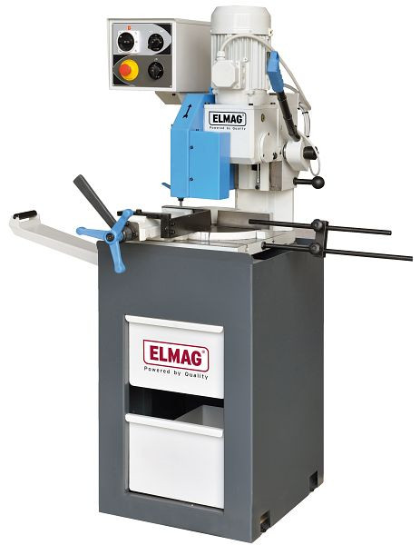 Machine à scie circulaire à métaux ELMAG, VM 315, 33/66 tr/min, avec éliminateur de copeaux pour pas de dent T 6, 78037