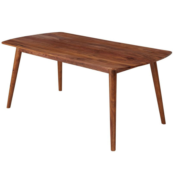 Wohnling table de salle à manger bois 120x77x60 cm bois de Sesham massif, WL5.572