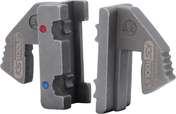 Insert de sertissage KS Tools pour prises à lame coudée isolées, 115.1428