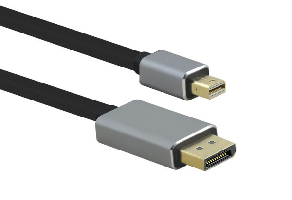 Câble de connexion Helos, connecteur mini DisplayPort/connecteur DP, PREMIUM 8K, 3,0 m, noir, 288474