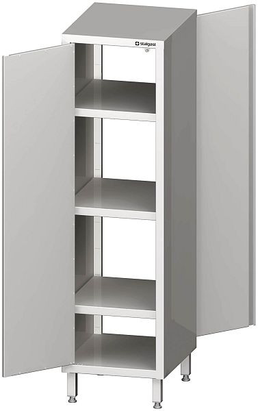 Armoire haute de passage Stalgast avec portes battantes, 600x500x1800 mm, soudée, VHK06503