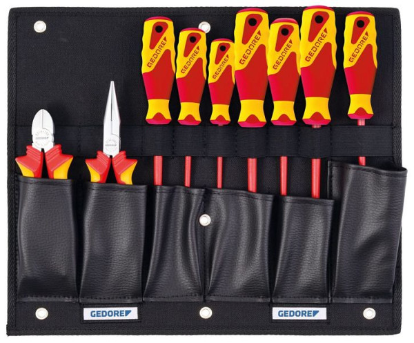 Carte à outils GEDORE avec assortiment de pinces/tournevis VDE, 2836203