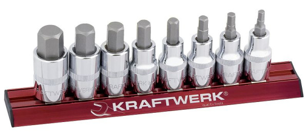 Kraftwerk MagAlu jeu de douilles à six pans creux 1/2 "8 pièces, 326099