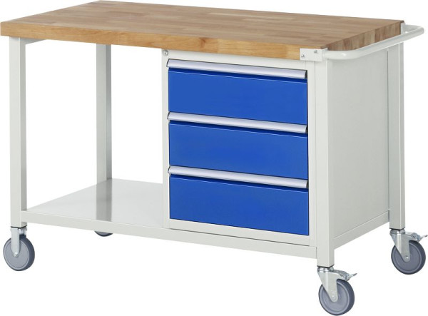 Etabli mobile RAU 8000 - modèle 8157, L1250 x P700 x H880 mm, 15-8157A6-127B4S.11