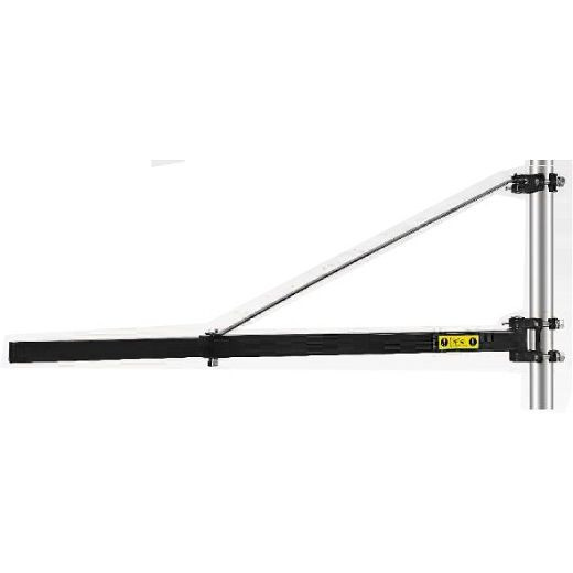 Bras pivotant/support ELMAG pour ESW 999, pour montage sur tube carré 40x60 mm, 33425