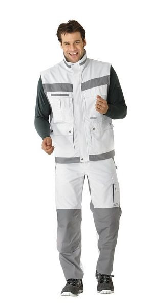 Gilet Planam Plaline, blanc pur/zinc, taille XS, 2533040
