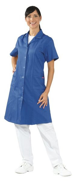 Manteau professionnel femme Planam coton manches 1/4, bleu bleuet, taille 40, 1686040