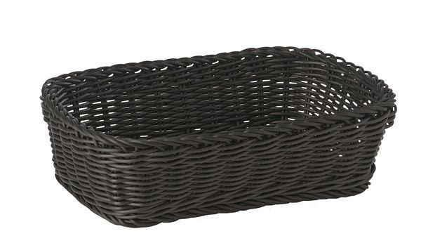 Panier APS, rectangulaire, 31 x 21 cm, hauteur : 9 cm, polypropylène, noir, -PROFI LINE-, 50707