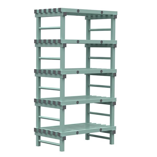 Etagère Euro REA 1000x600x1850mm, 5 montants au pas de 350mm, 308.190