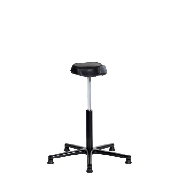 Aide à la verticalisation SOFAME LM 2029 avec patin, hauteur d'assise 57-81 cm, piètement aluminium, sans dossier, W050020006