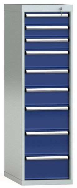 Armoire à tiroirs KLW 1450 x 419 x 750 mm H x L x P, dimensions d'installation : 1350 mm, division : 18x36 unités, SDB1450-09EP-001