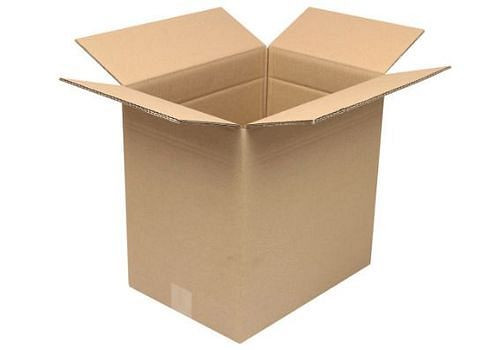 Boîte pliante en carton ondulé TransPak à 2 parois, dimensions intérieures 380 x 275 x 370 mm, qualité 2.20BC, paquet : 20 pièces, 299339