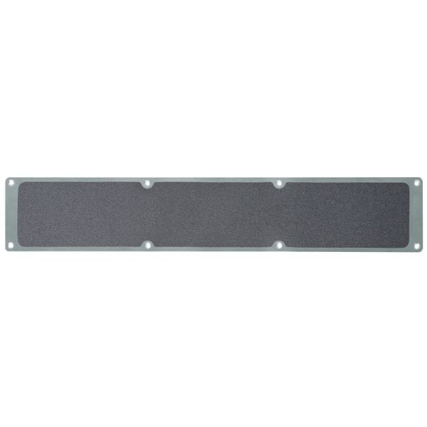 Pantalon de farine plaque antidérapante en aluminium avec revêtement antidérapant m2, gris universel 114x1000mm, APM1AF2
