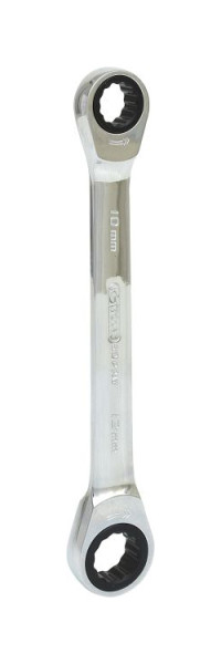 KS Tools GEARplus clé polygonale à double cliquet, 10x13mm, 503.4512